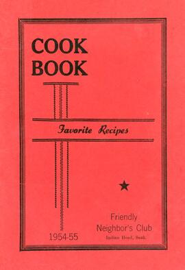 Cook Book - Friendly Neighbor's Club