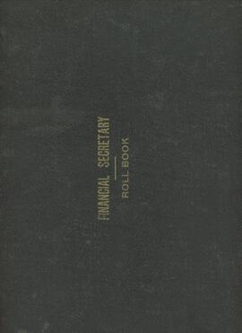 Orange Lodge Members Financial Secretary Roll Book 1922 - 1948