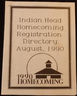 Indian Head Homecoming Registration Directory August 1990