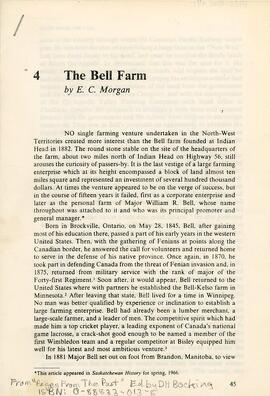The Bell  Farm by E. C. Morgan