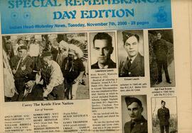 Indian Head - Wolseley News Special Remembrance Day Edition 2000
