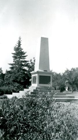 Indian Head Cenotaph at Memorial Park