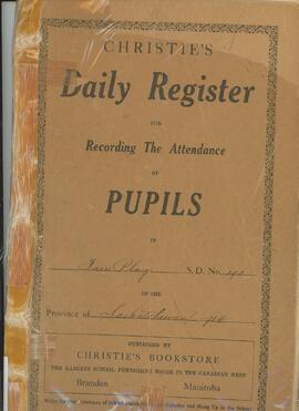 Daily Attendance Register (1914) of Pupils at Fair Play School District #192