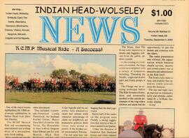 Indian Head - Wolseley News -100th Anniversary Celebrations - Tuesday September 3, 2002