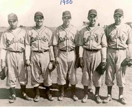 The Bentley brothers in Delisle baseball uniforms