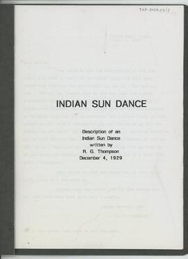 Indian Sun Dance