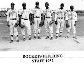 1952 Indian Head Rockets pitching staff