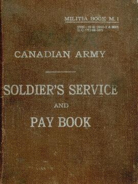 Soldier's Service and Pay Book of Hec Blair