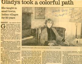 Gladys (Wade) Perrin took a colorful path