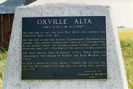 Oxville Plaque
