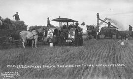 Weaver's Gas Tractor Threshing