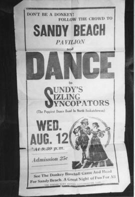 Sandy Beach Dance Poster