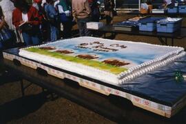 Cake for the 90th Anniversary of the Barr Colony Wagon Trek