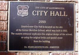 Plaque at City Hall
