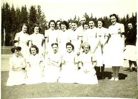 Unidentified Group of Nurses 3 with Doctor Kirkby