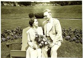 Photograph of Dr. Ferguson with wife Helen.