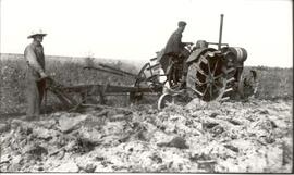 Hand ploughing