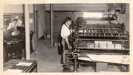 The Melfort Journal printing press