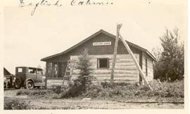 English cabin on the Saskatchewan River