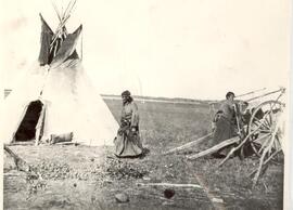 An Indian Camp at Melfort, Sask.