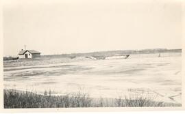 Spillway and dam at Melfort Sask.