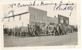 Delivery of McCormick-Deering Engines - Beatty, Sask.