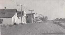 Main Street in Keeler, Saskatchewan