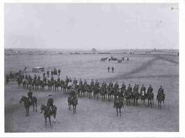 Moose Jaw mounted cavalry group