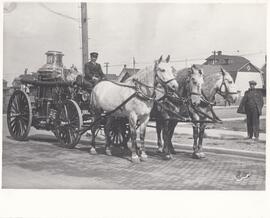 Old Time horse drawn fire engine