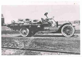 Jack Boyling and 1919 chain driven Reo truck