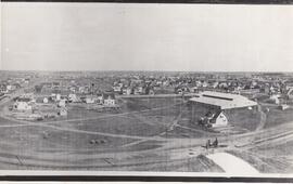 View of Moose Jaw, looking southeast from roof of Central Collegiate