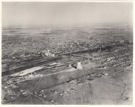 Aerial view of Moose Jaw, Saskatchewan, ca. 1930