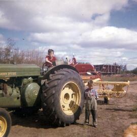 David Joseph Lafond family - Farming at Muskeg Lake