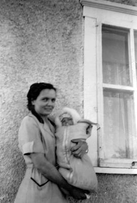 Baptism of Barbara Ruth Greyeyes [1954]