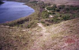 Landscape showing signs of erosion