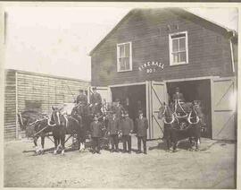 Firehall crew with horses