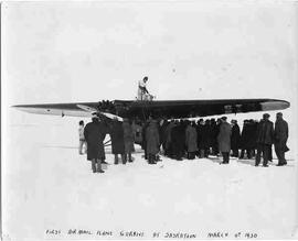 First air mail in Saskatoon