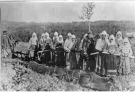 Douhkabour women ploughing
