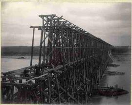 Railway bridge construction