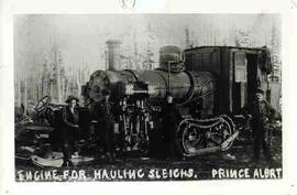 Engine for hauling sleighs