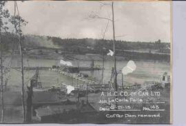 La Colle Falls - "coffer dam removed"