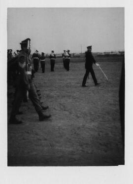 North Saskatchewan Regiment Honour Guard parading