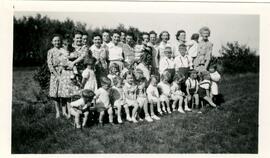 A meeting of the Camberley Homemakers in 1940's
