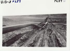 Oil pipe line crossing Eagle Creek