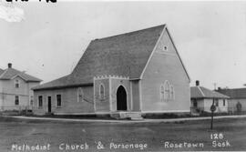 Rosetown Methodist Church & parsonage