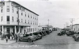 Rosetown Hotel and 1st Ave. East,1927