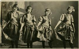 Four girls in costume