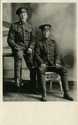 Two WWI army privates