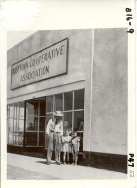 The Co-op's first grocery and dry goods store