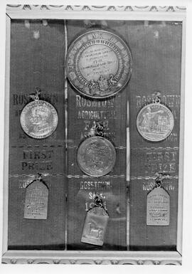 Display of Agricultural Medals for Horses won by P. Javens